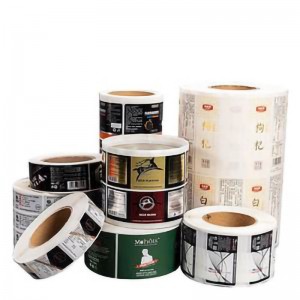 고객의 로고를 인쇄 할 수있는 레이블